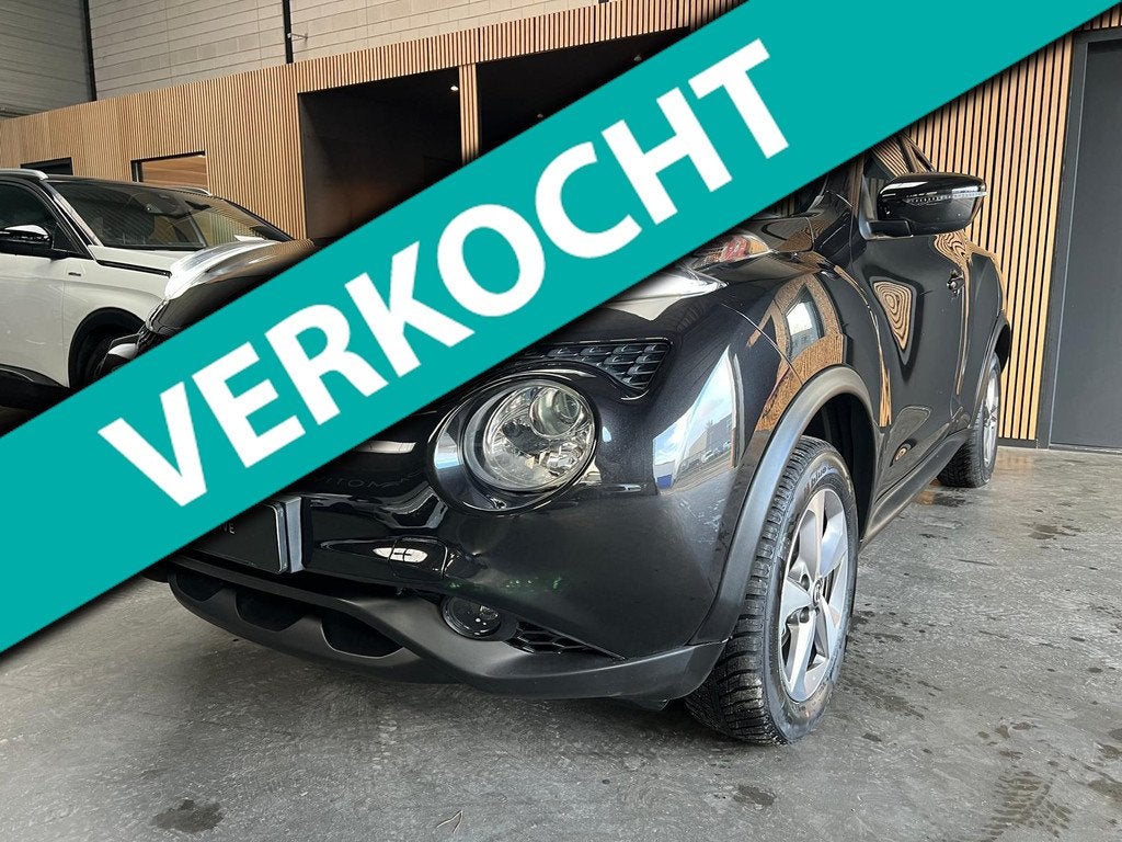 Nissan Juke 1.6 Automaat |Camera|Airco|Cruise|Keyless|Navi, Auto's, Nissan, 94 pk, Gebruikt, Zwart, 4 cilinders