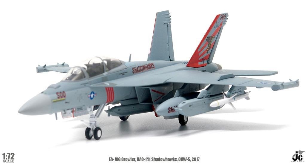 Boeing EA-18G Growler VAQ-141 Shadowhawks US Navy JC Wings, Glow2B Germany GmbH Erlenbacher Str. 3 shop@glow2b.de, Schaalmodel