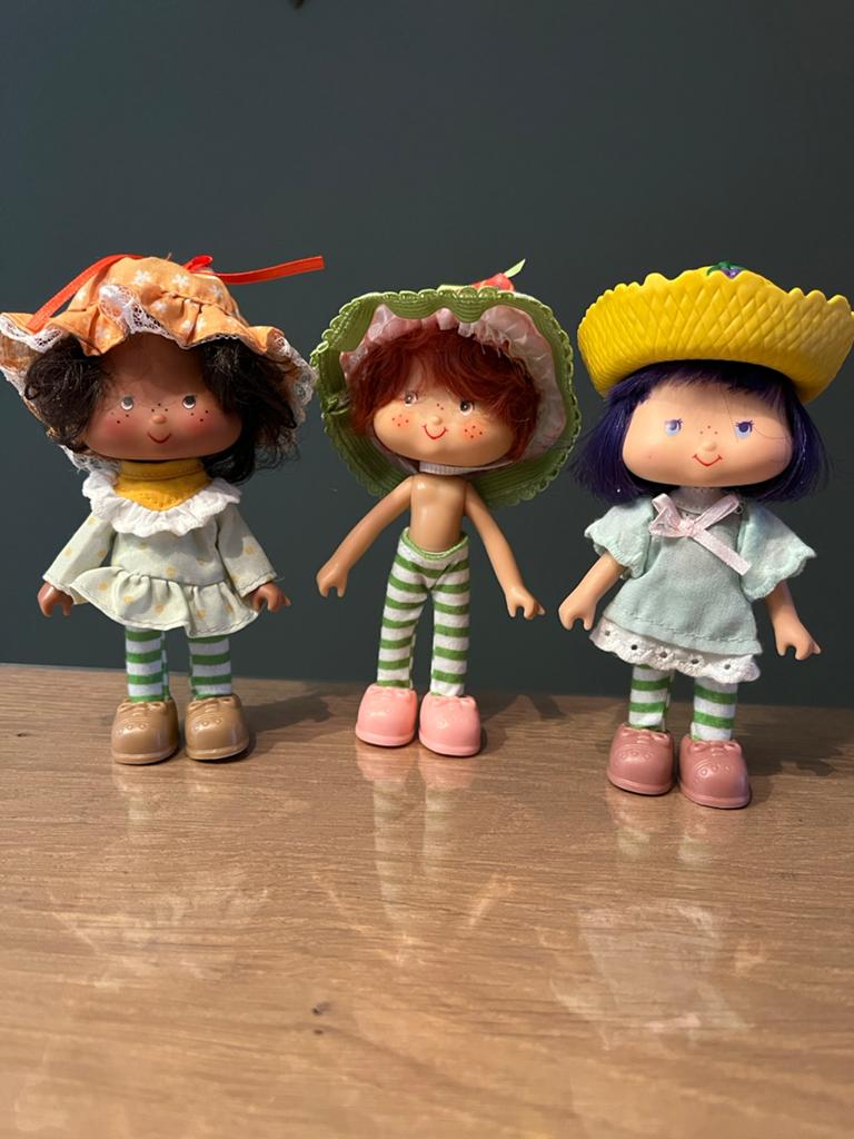Leuke set Strawberry shortcake poppetjes, Ophalen of Verzenden
