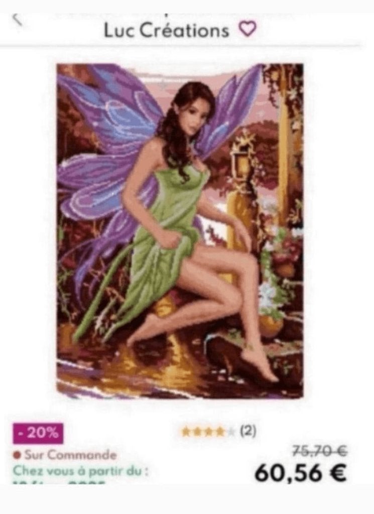 BORDUURPAKKET LUC CREATIONS BETOVERING FAIRY