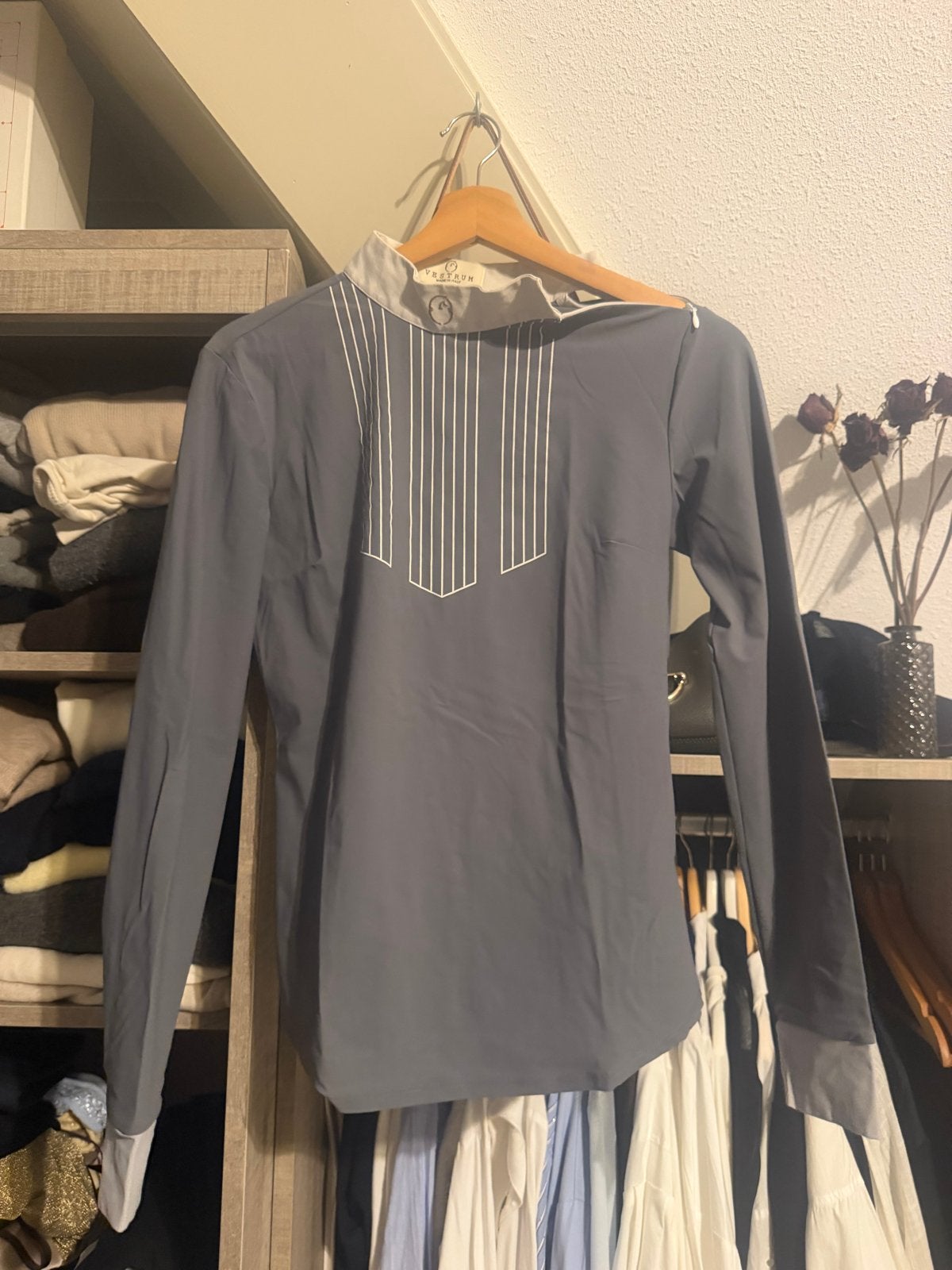 Vestrum wedstrijdshirt grijs maat S, Ophalen of Verzenden, Zo goed als nieuw, Maat 36 (S), Grijs