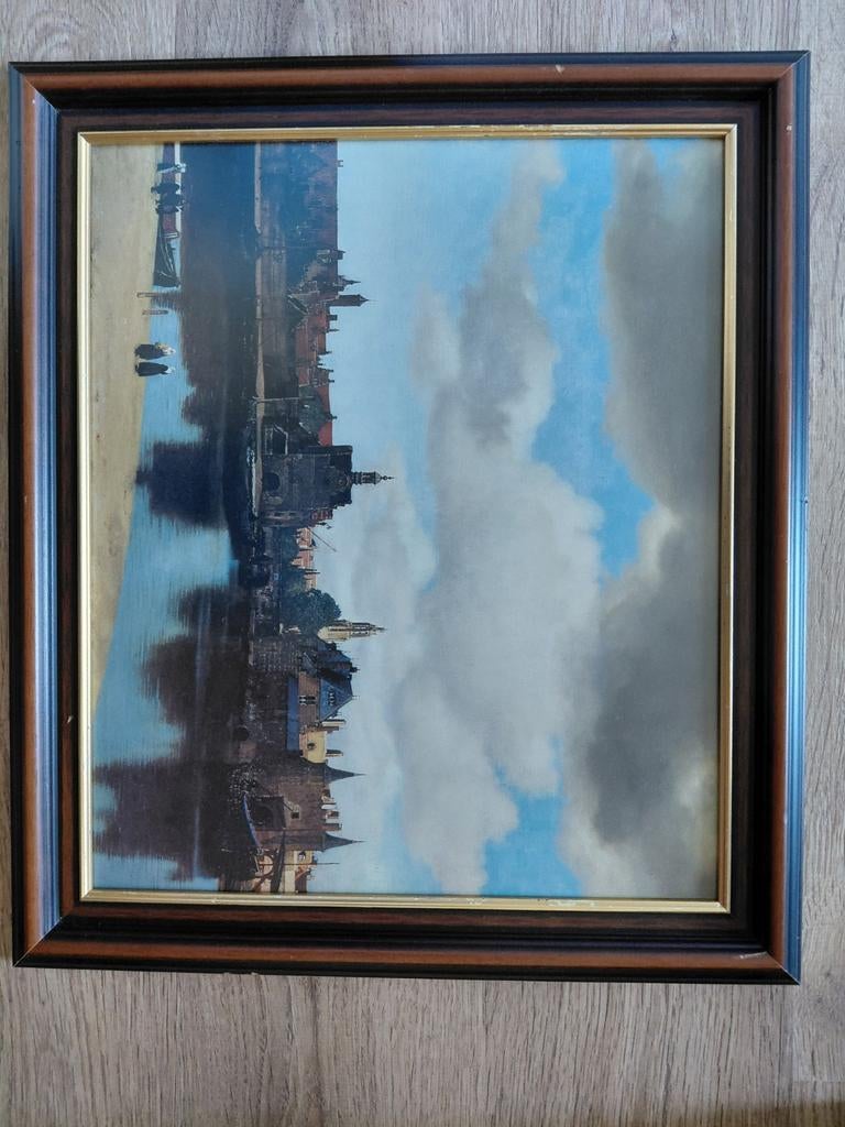 Johannes Vermeer - Gezicht op Delft (ingelijst), Ophalen