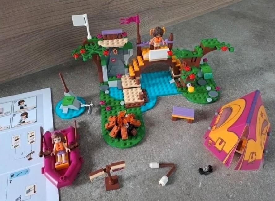 LEGO Friends,LEGO set 41121,LEGO adventure kamp,LEGO meisjes, Ophalen of Verzenden, Gebruikt, Complete set, Lego