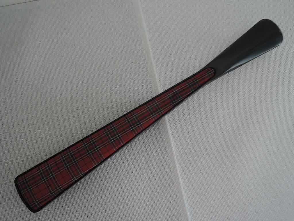 Vintage schoenlepel met kledingborstel, Ophalen of Verzenden