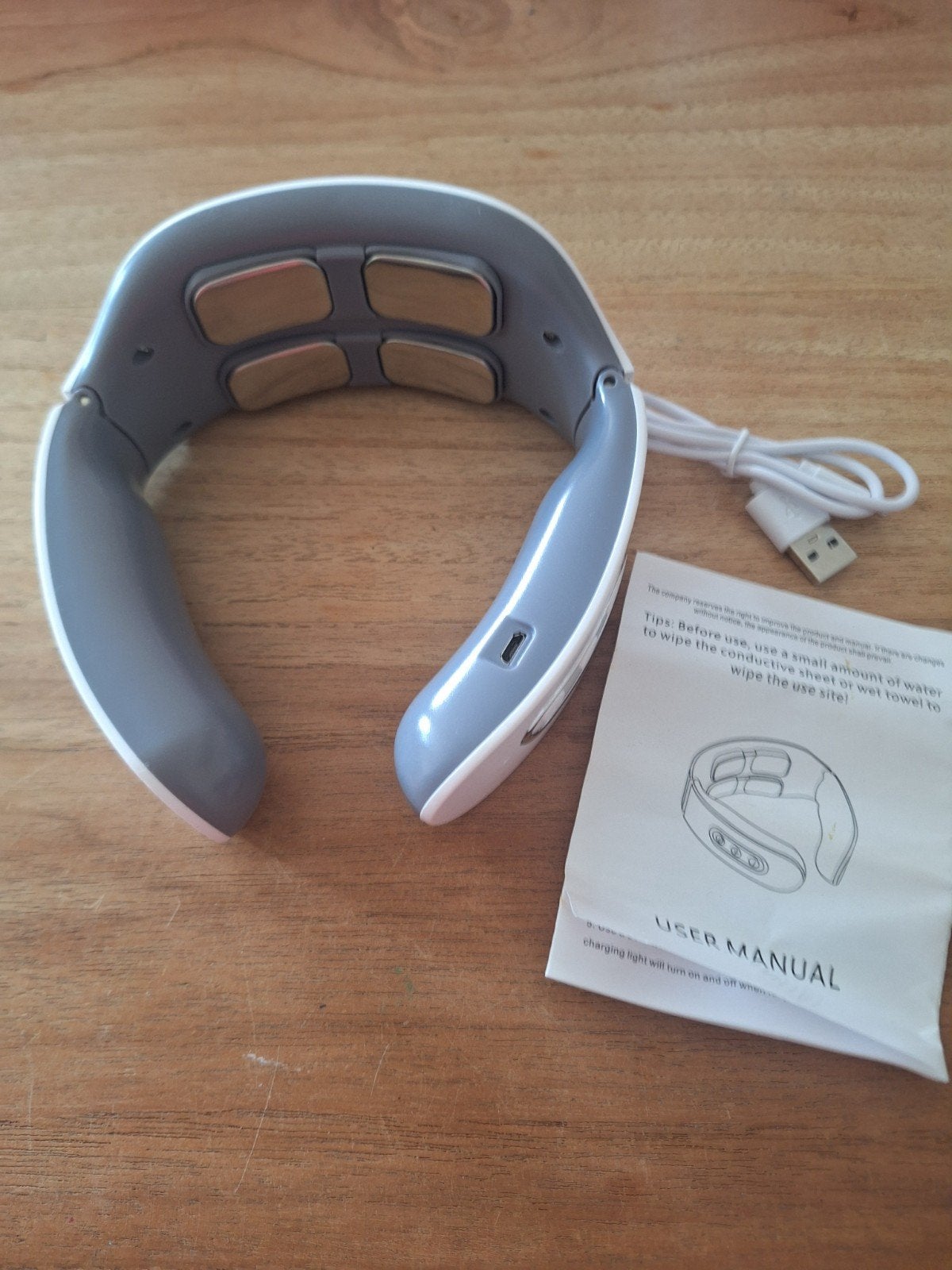 Nek Massager Apparaat - Draagbaar en Oplaadbaar, Ophalen of Verzenden, Nieuw, Apparaat