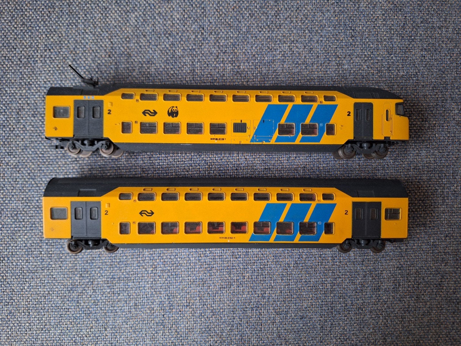 NS DDM dubbeldekker rijtuigen Lima, Hobby en Vrije tijd, Modeltreinen | H0, Gebruikt, Gelijkstroom of Wisselstroom, Analoog, Wagon