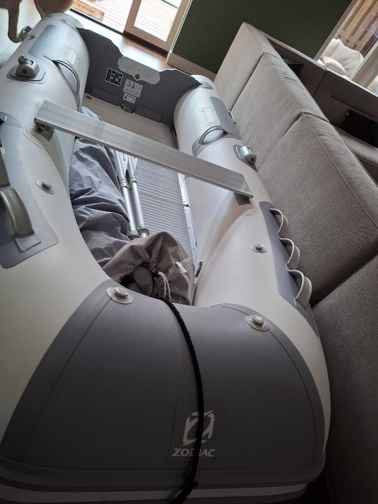 Zodiac 310 ALU+Yamaha 4 PK zo goed als nieuw; compleet!!!, Watersport en Boten, Ophalen, Aluminium, 4 pk, Peddels