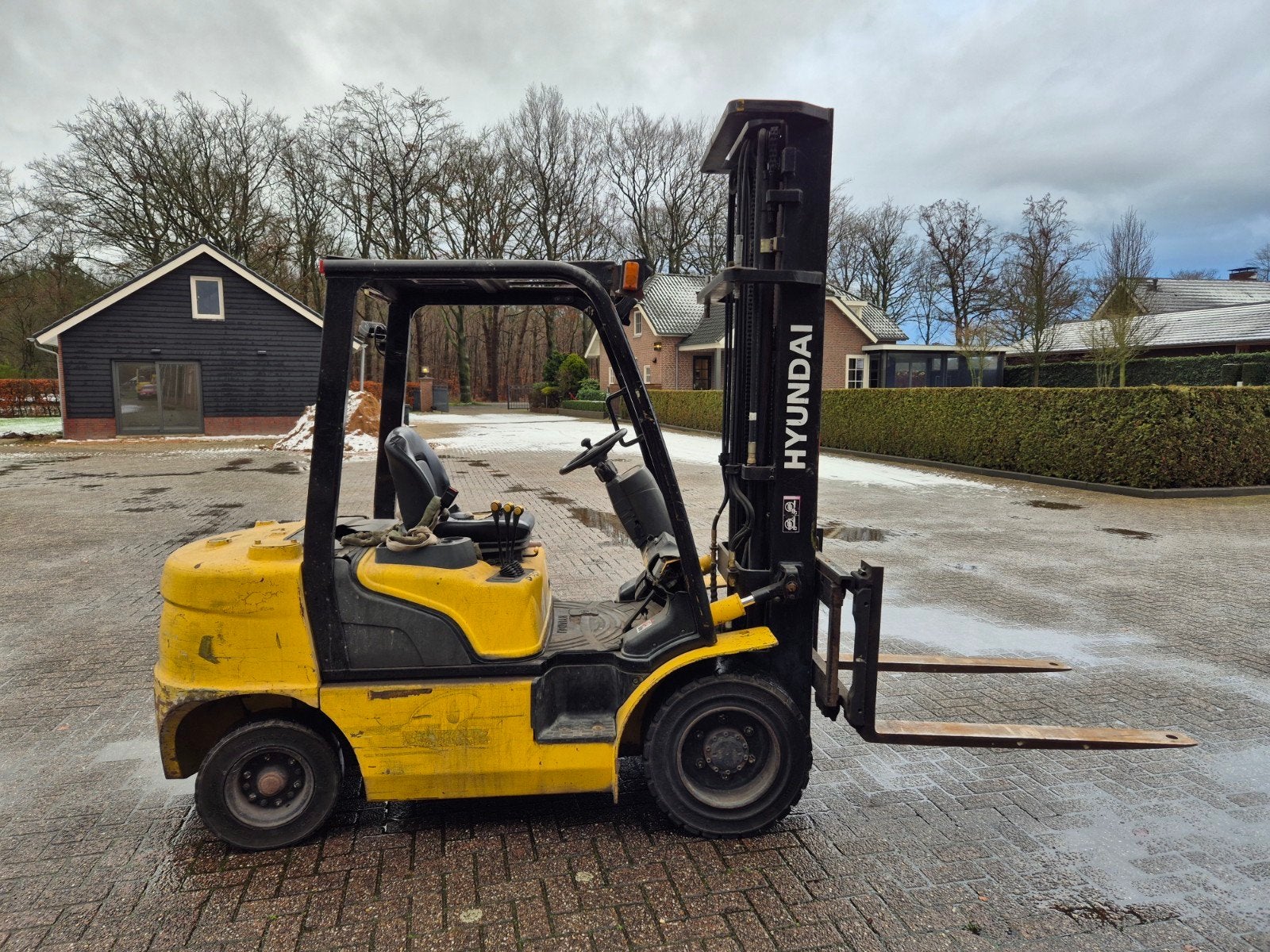 Hyundai heftruck diesel, Zakelijke goederen, Machines en Bouw | Heftrucks en Intern transport, Diesel, Heftruck, Ophalen of Verzenden