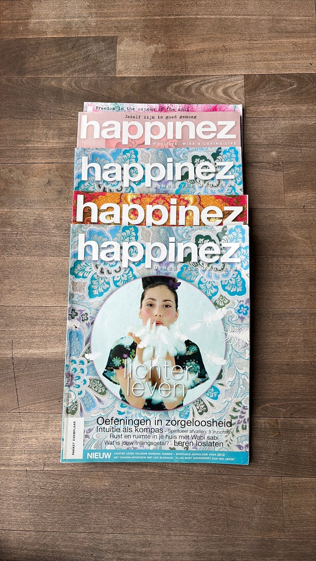 Happinez diverse jaargangen, Ophalen, Gelezen, Lichaam en Geest