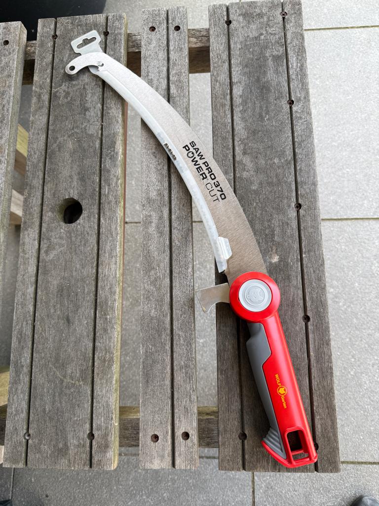 Wolf Takkenzaag Power Cut SAW 370, Ophalen, Zo goed als nieuw, Boomzaag, Wolf-Garten