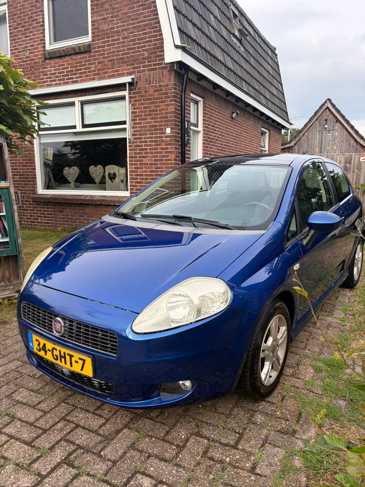 Fiat Punto 1.4 3DR 2008 Apk 17-8-2027, Auto's, Fiat, Voorwielaandrijving, 40 €/maand, 4 cilinders, Origineel Nederlands