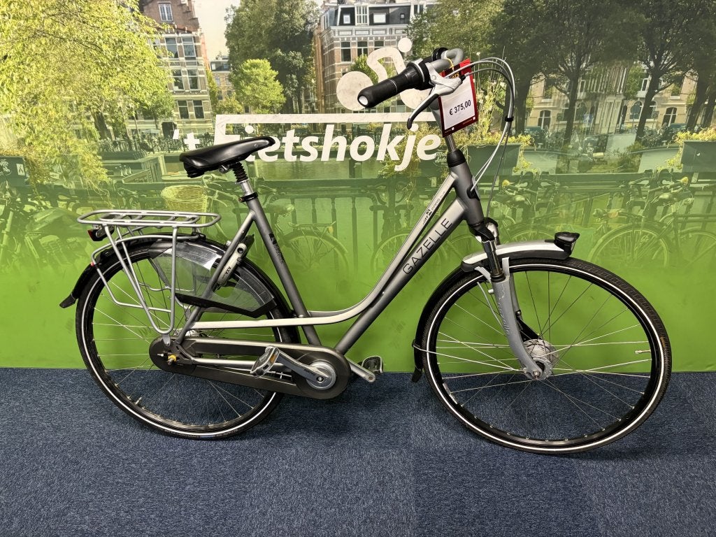 Fietshokje Raaks: Gazelle Paris Damesfiets 57cm, Niet ingevuld, Versnellingen, Niet ingevuld, Zo goed als nieuw