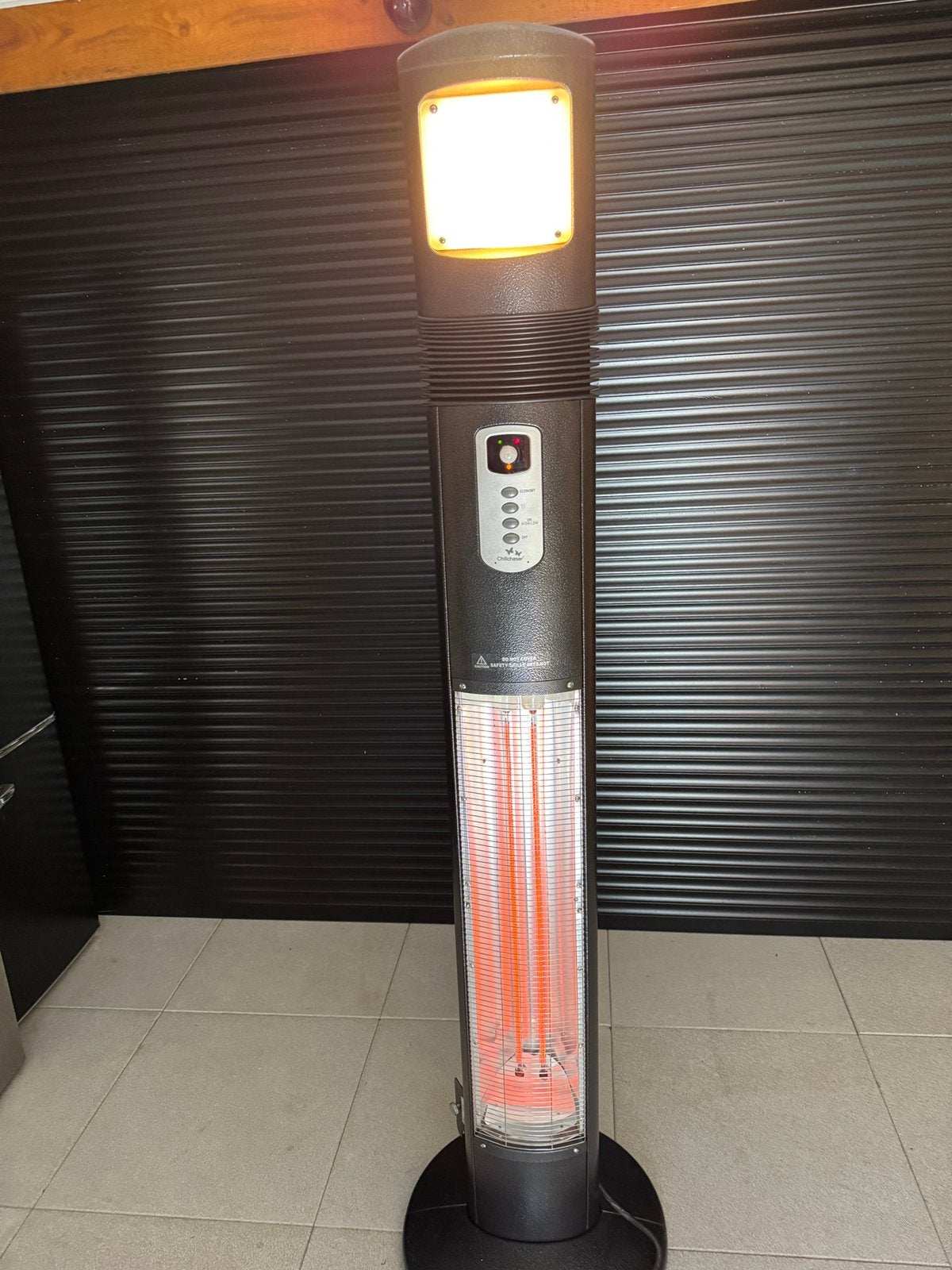 Chillchaser terrasverwarmer topmodel Zeus., Ophalen, Zo goed als nieuw