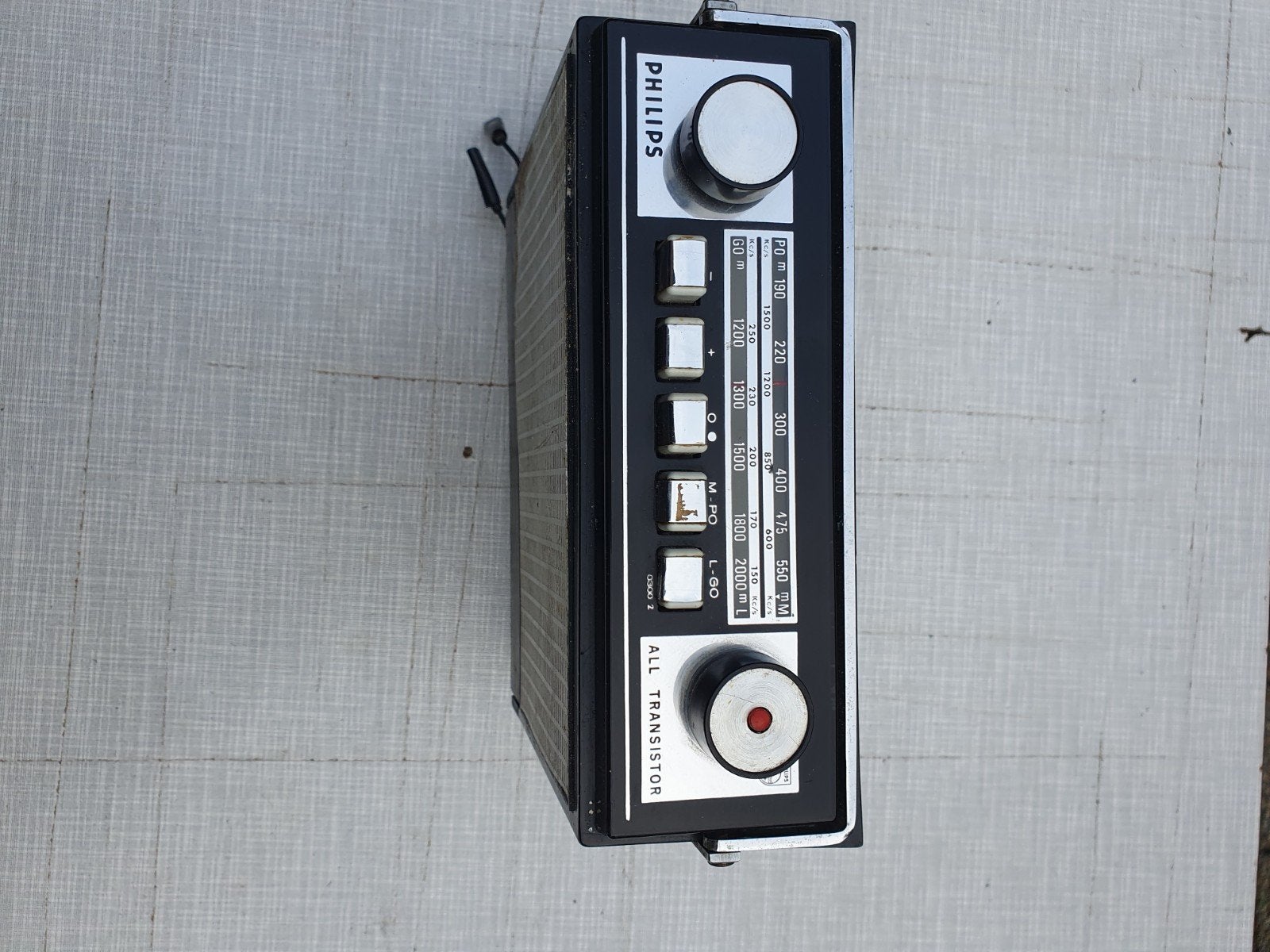 Philips Transistor Radio - Antieke Oldtimer Radio, Ophalen of Verzenden, Gebruikt, Transistorradio