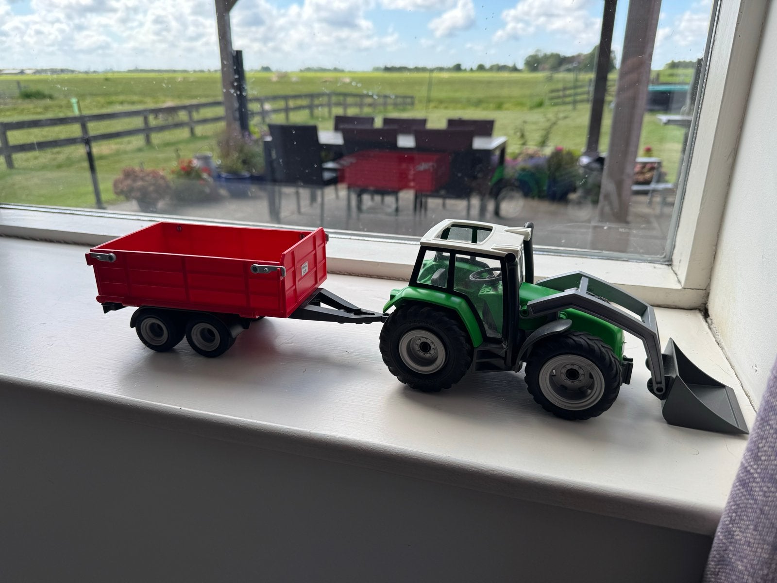 Playmobil Trekker / Tractor met aanhanger, Ophalen of Verzenden, Gebruikt