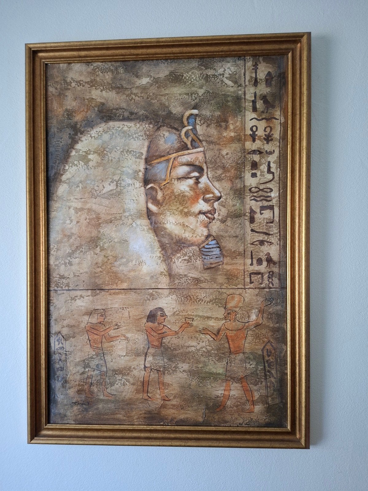 Prachtig schilderij, Ophalen