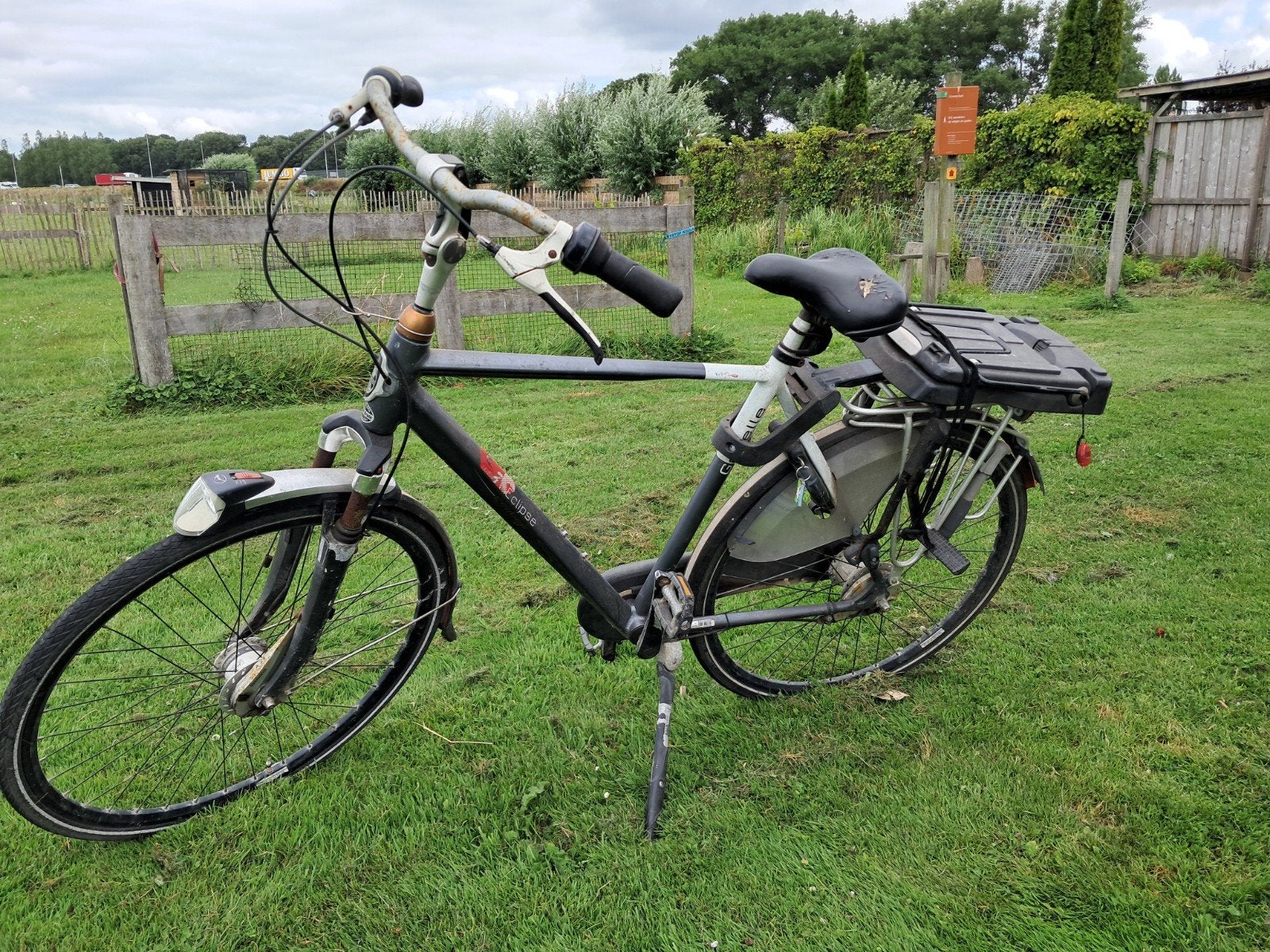 Gazelle Eclipse herenfiets - Gebruikt, Fietsen en Brommers, Fietsen | Dames | Damesfietsen, Ophalen, Velgrem, Versnellingen, Gazelle