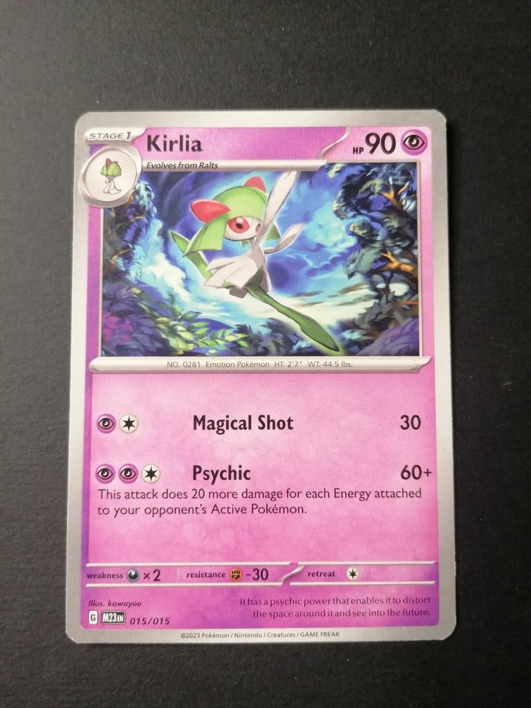 Kirlia - McDonald's Match Battle 2023 15/15 - Pokémon, Ophalen of Verzenden, Zo goed als nieuw