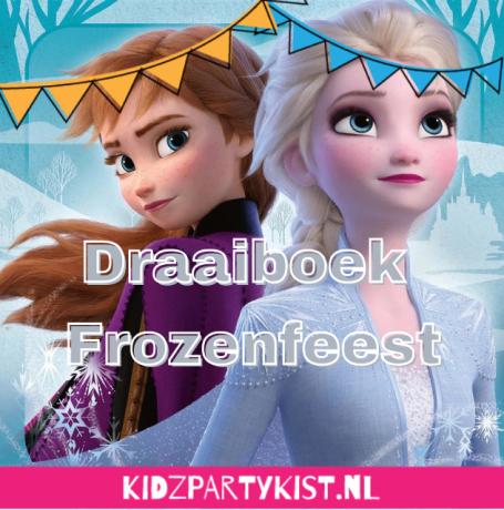 Frozen kinderfeestje draaiboek, speurtocht en spelletjes, Ophalen, Nieuw