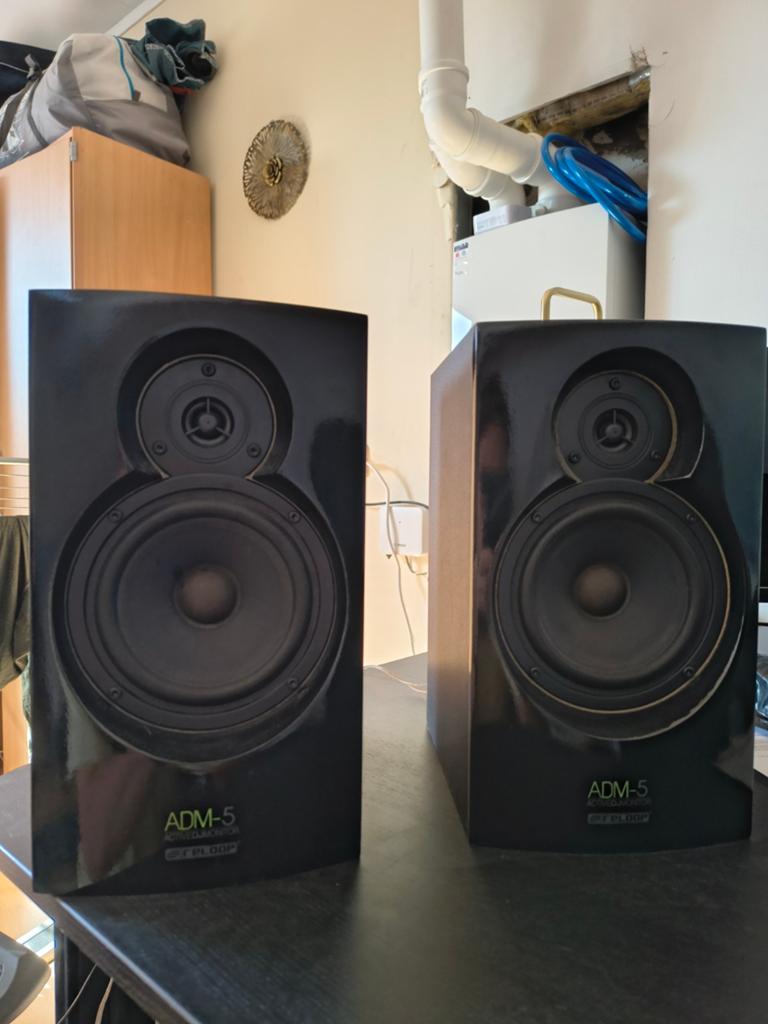 ADM-5 Actieve DJ Monitor Speakers - Set van 2, Ophalen, Gebruikt, 60 tot 120 watt, Overige merken