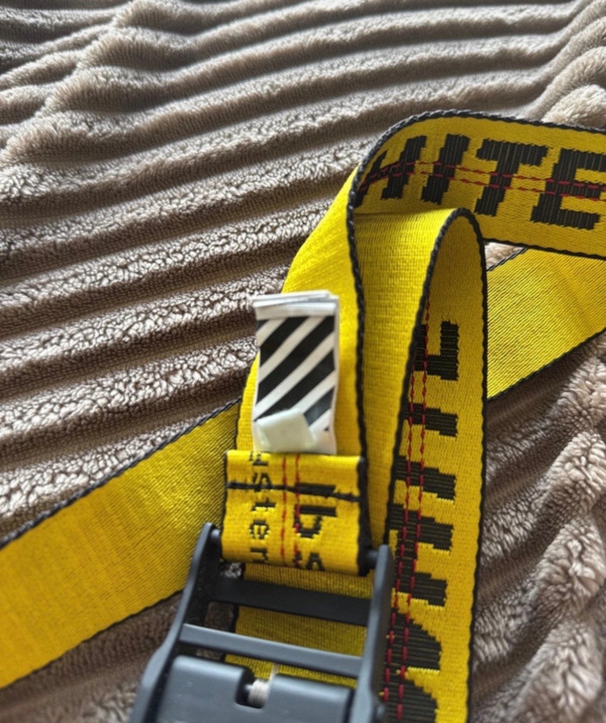 Off-White Industriële Riem Geel - Origineel, Overige kleuren, Heupriem, Ophalen of Verzenden, Gedragen