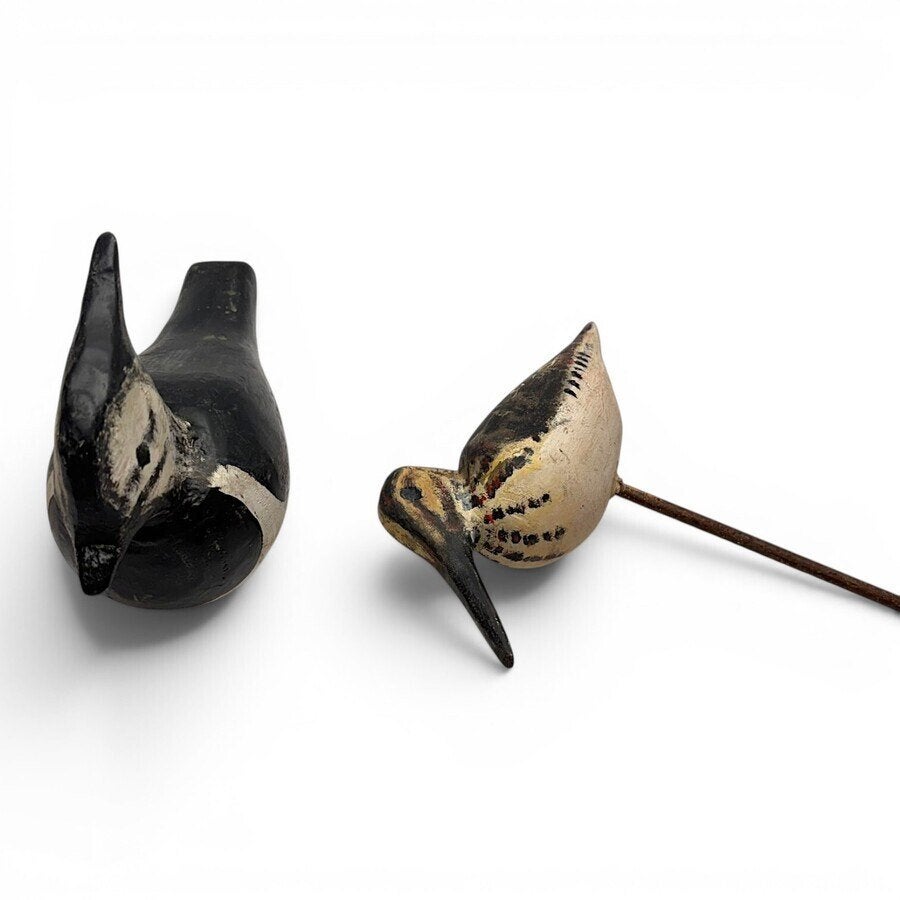 Lot houten lokvogels, kievit en watersnip, Ophalen of Verzenden