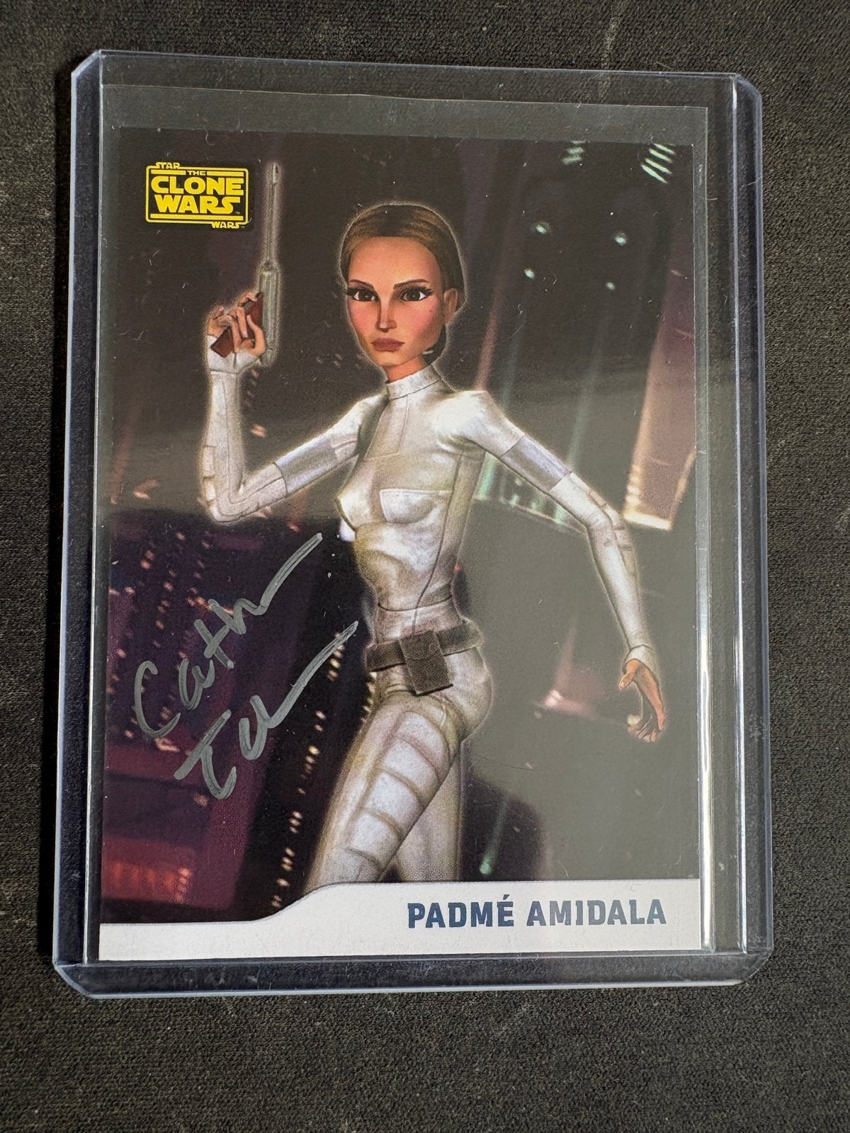 Topps Star Wars - Clone Wars Catherine Taber Gesigneerd, Verzenden, Zo goed als nieuw, Actiefiguurtje