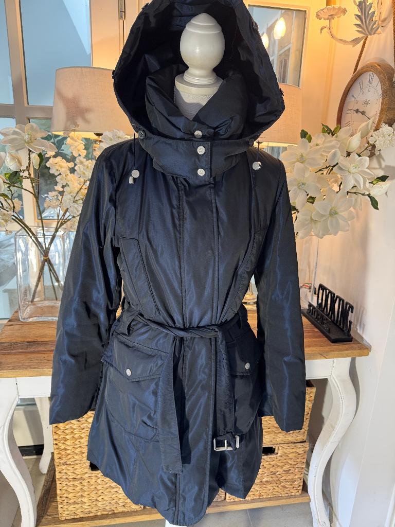 Donkerblauw jas Max Mara, 38/M., Verzenden, Gedragen, Maat 38/40 (M), Blauw