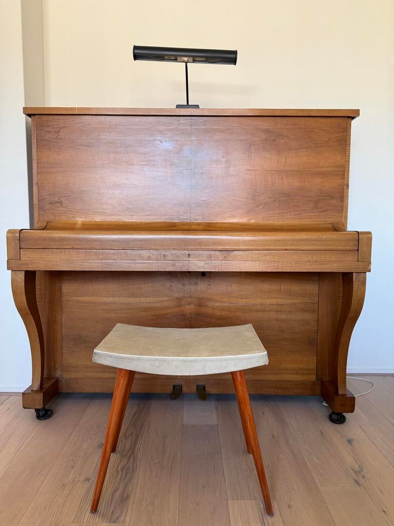 Piano Ferdinand Schaaf Frankfurt a/m - Goed onderhouden, Ophalen of Verzenden, Gebruikt, Bruin, Piano