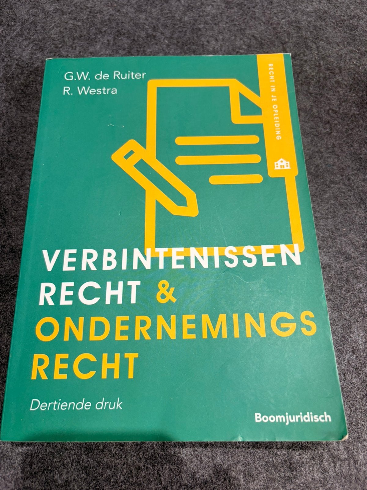 Verbintenissenrecht & Ondernemingsrecht - Boom juridisch, Ophalen of Verzenden, Beta, Gelezen, HBO