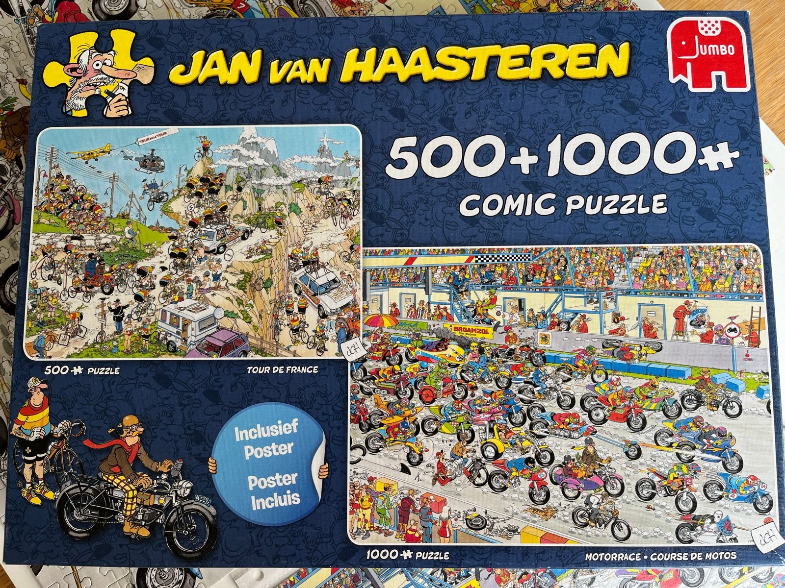 Jan van Haasteren Comic Puzzel 500+1000 stukjes, Hobby en Vrije tijd, Denksport en Puzzels, Ophalen of Verzenden, 500 t/m 1500 stukjes