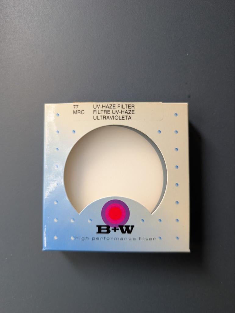 B+W 77mm 010 UV-Haze 1x MRC filter, Ophalen of Verzenden, 70 tot 80 mm, UV-filter