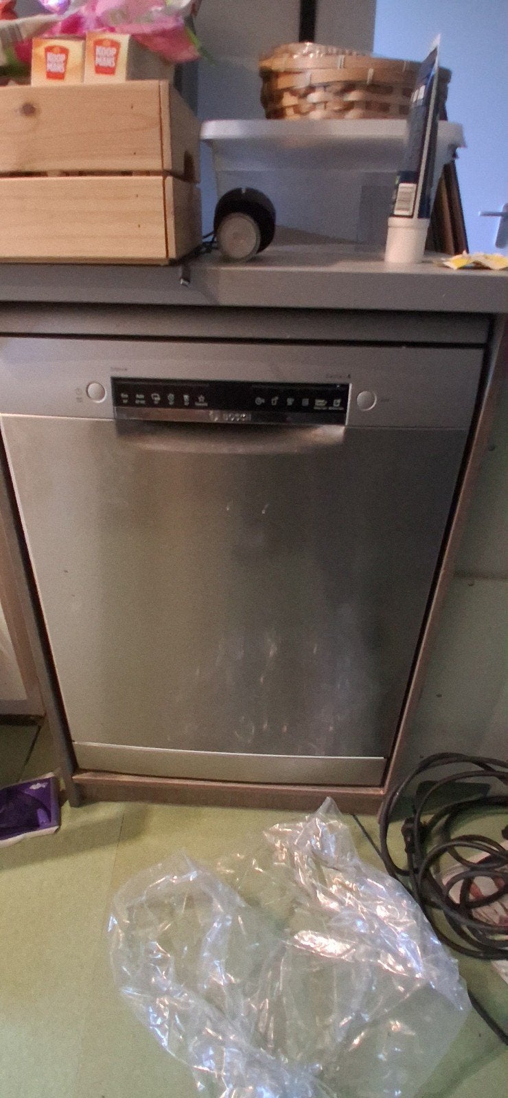 Bosch Silence Plus vaatwasser - Zo goed als nieuw, Ophalen, Energieklasse A of zuiniger, 60 cm of meer, Zo goed als nieuw