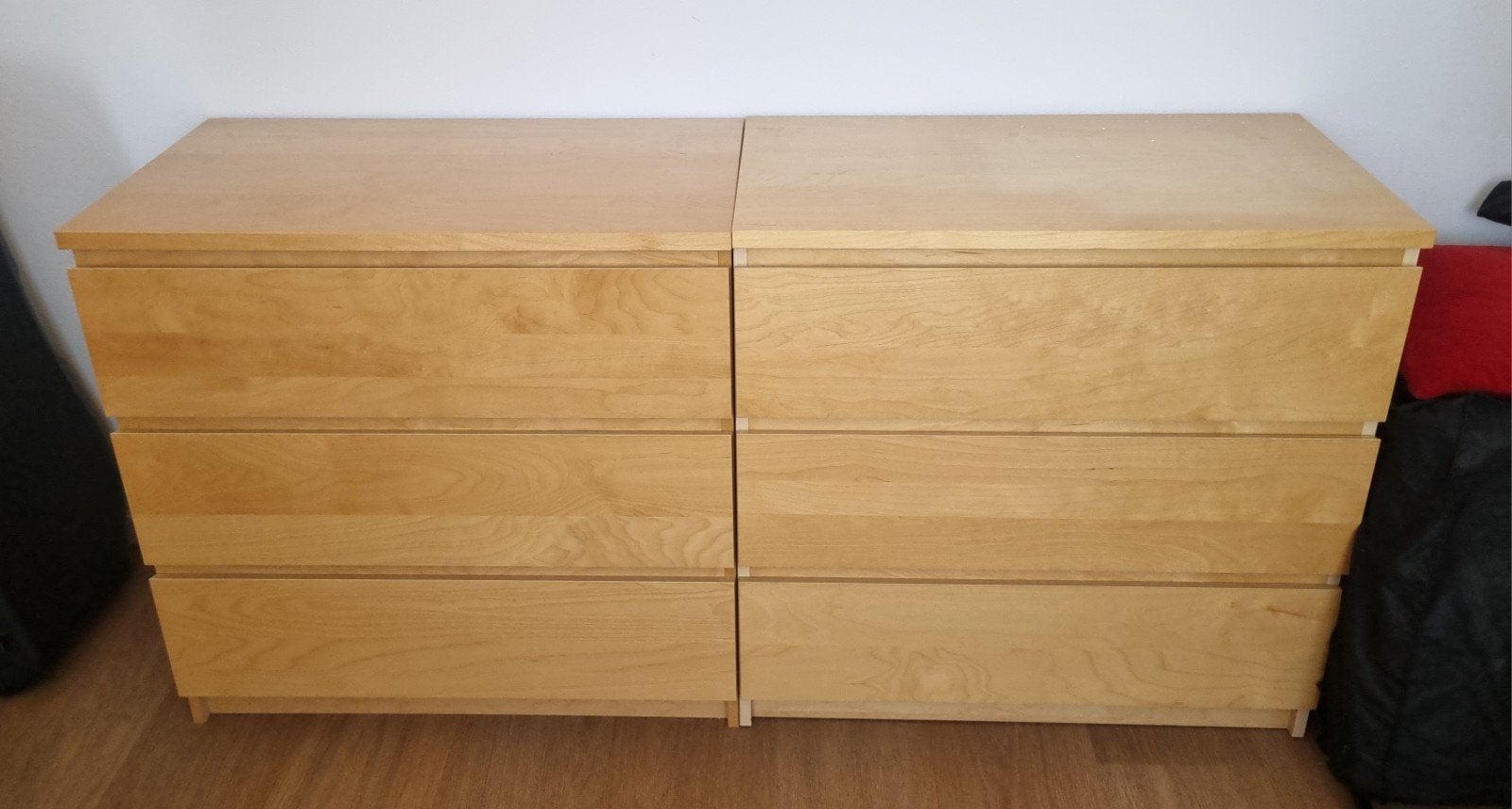 2x ikea malm 3- ladekast, Ophalen, Gebruikt, 50 tot 100 cm, 3 of 4 laden
