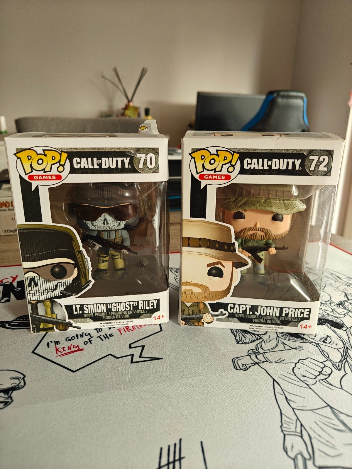 Funko Pop! Call of Duty: Ghost & Captain Price Set, Ophalen, Zo goed als nieuw