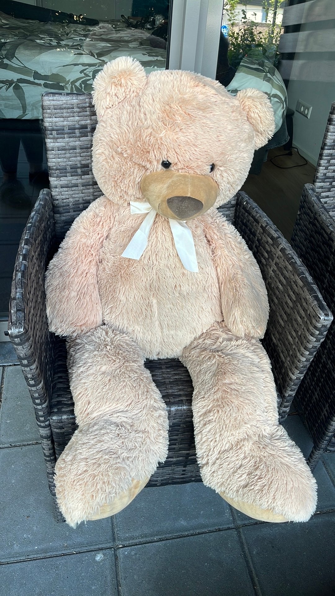 Pluche teddybeer GRATIS, Kinderen en Baby's, Speelgoed | Knuffels en Pluche, Ophalen, Zo goed als nieuw, Overige typen