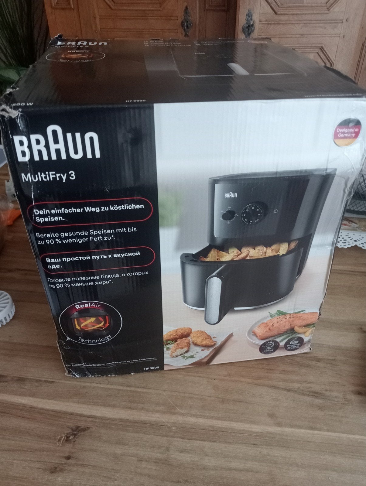 Nieuwe Braun MultiFry 3 Airfryer - Ongeopend in doos, Ophalen, Nieuw, Airfryer