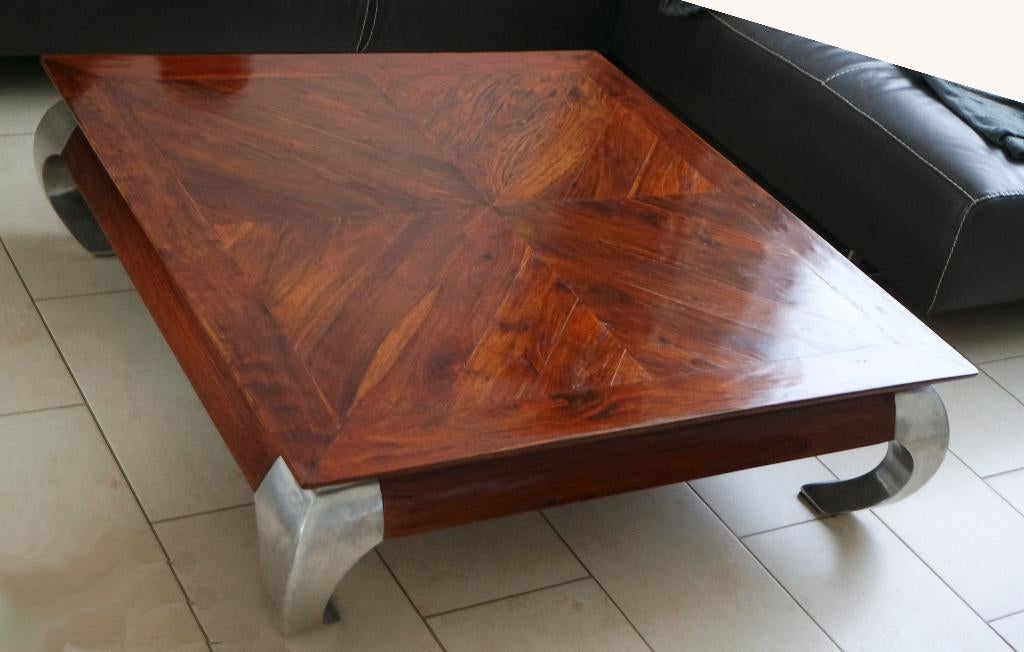 design opiumtafel, Ophalen, Vierkant, Design opiumtafel, Zo goed als nieuw
