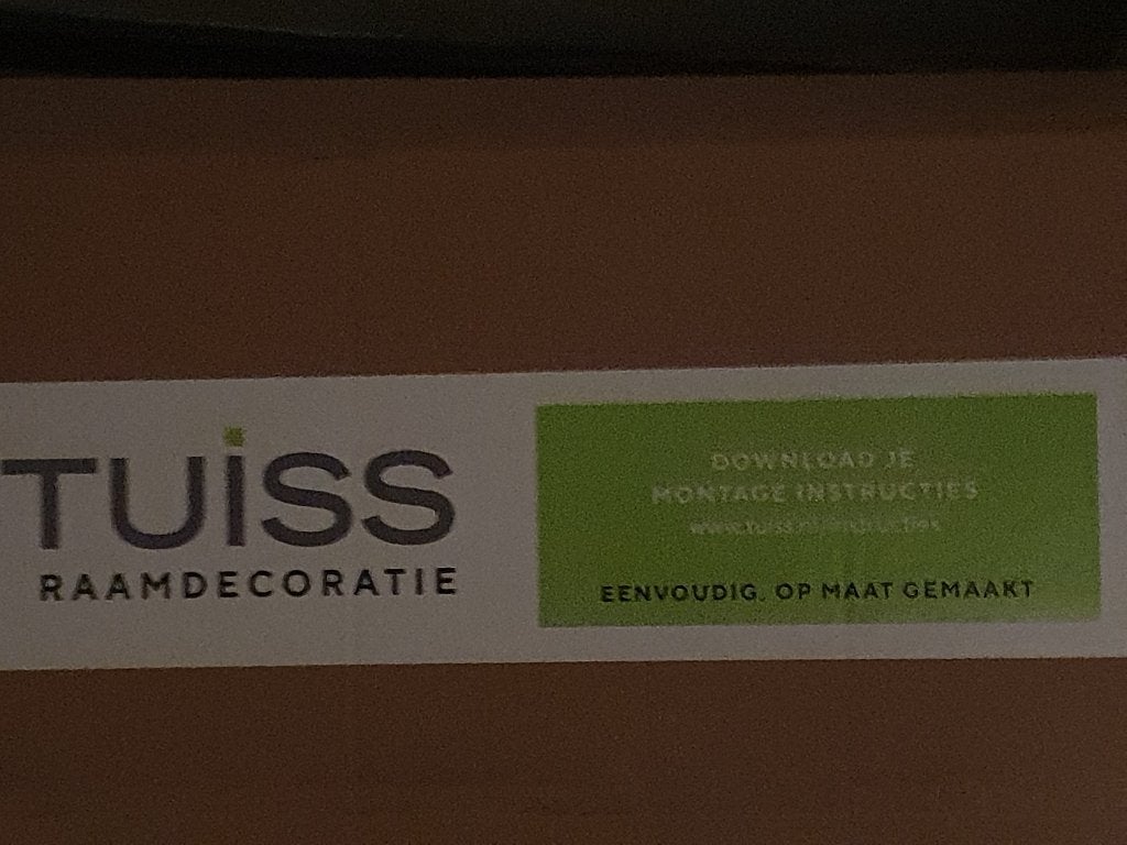 Vouwgordijnen TAUPE, Ophalen, Nieuw