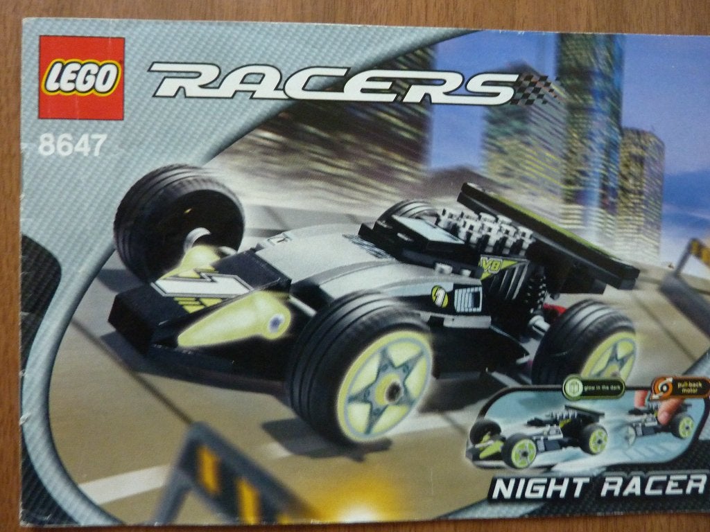 Lego Racers 8647 Night Racer en 8648 Buzz Saw, Gebruikt, Lego, Inclusief instructies, Ophalen of Verzenden