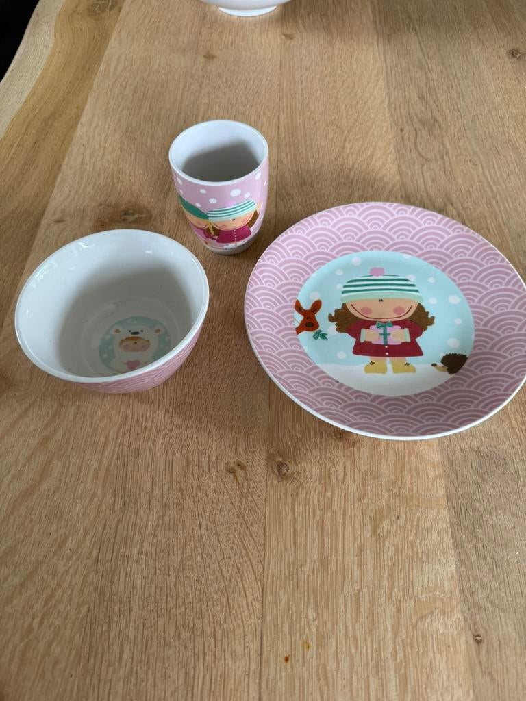 Servies voor kinderen, Studio Youki, Ophalen of Verzenden, Zo goed als nieuw, Porselein, Overige stijlen