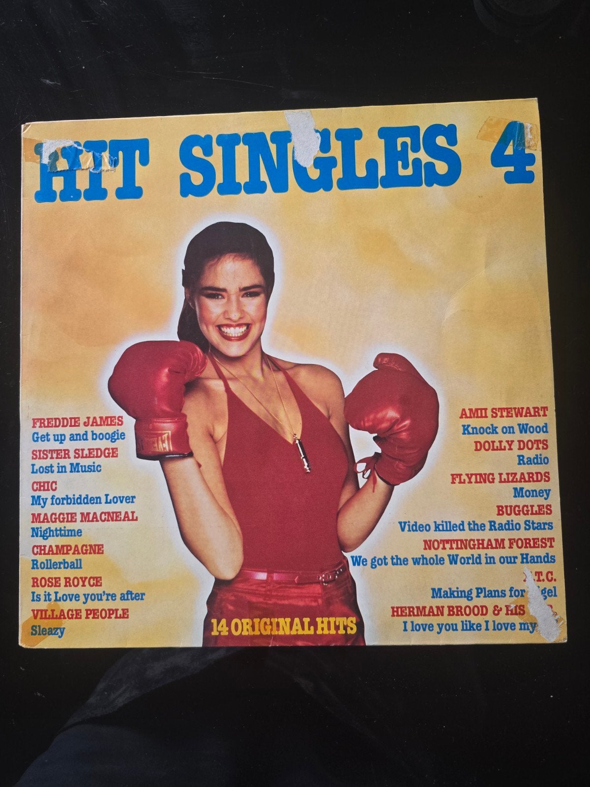 Hit Singles 4 LP - Diverse Artiesten (Pop, Rock, Disco), LP, Gebruikt, Pop, Ophalen of Verzenden
