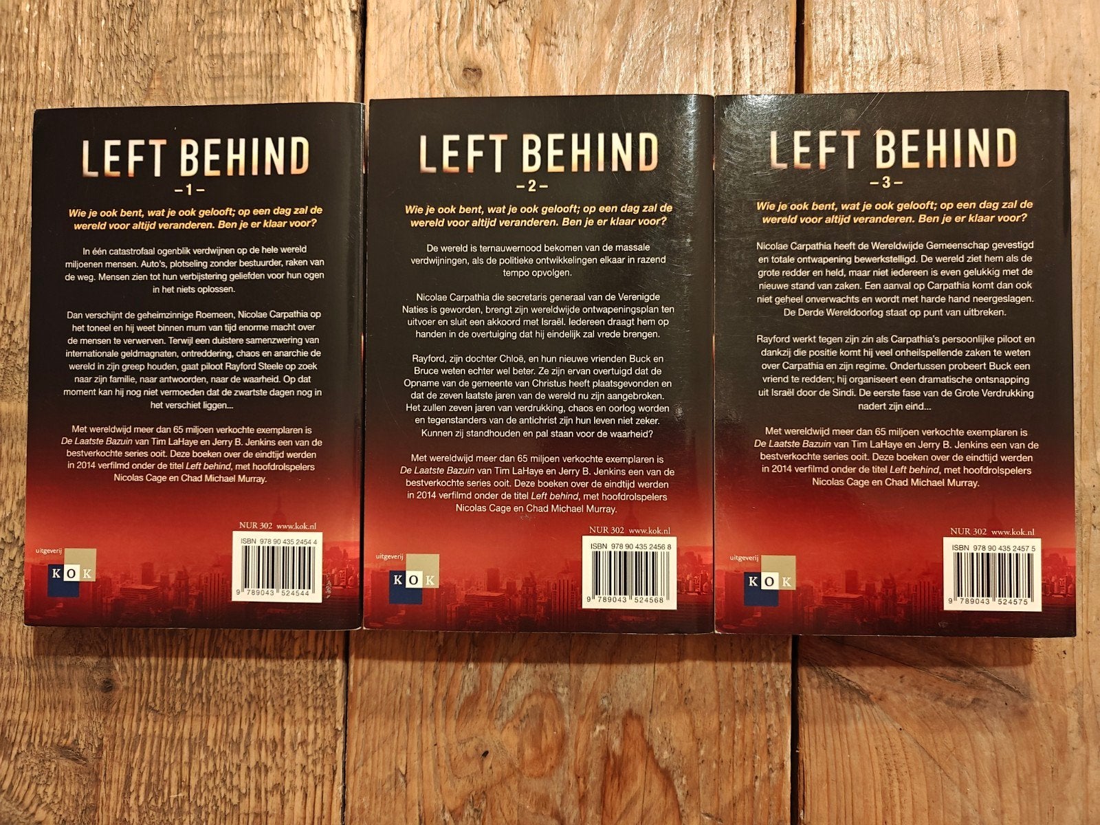 De 1e 3 delen van de serie: Left Behind., Ophalen of Verzenden, Zo goed als nieuw