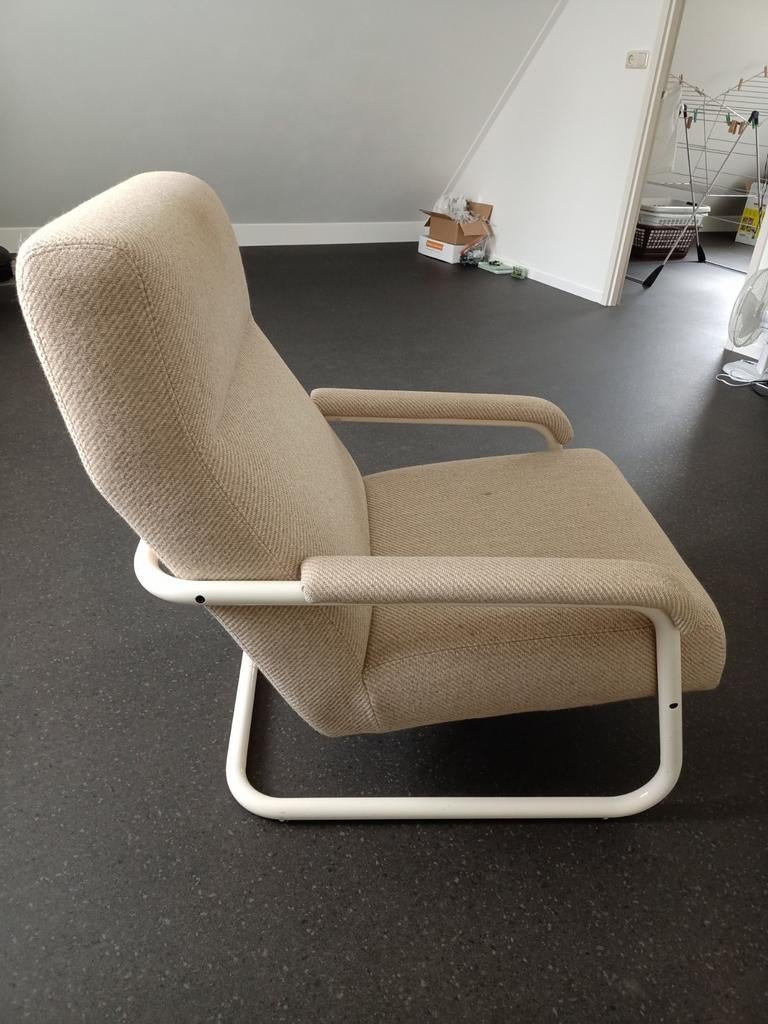 Vintage fauteuil van Gelderland, Ophalen, Gebruikt, 75 tot 100 cm, Stof
