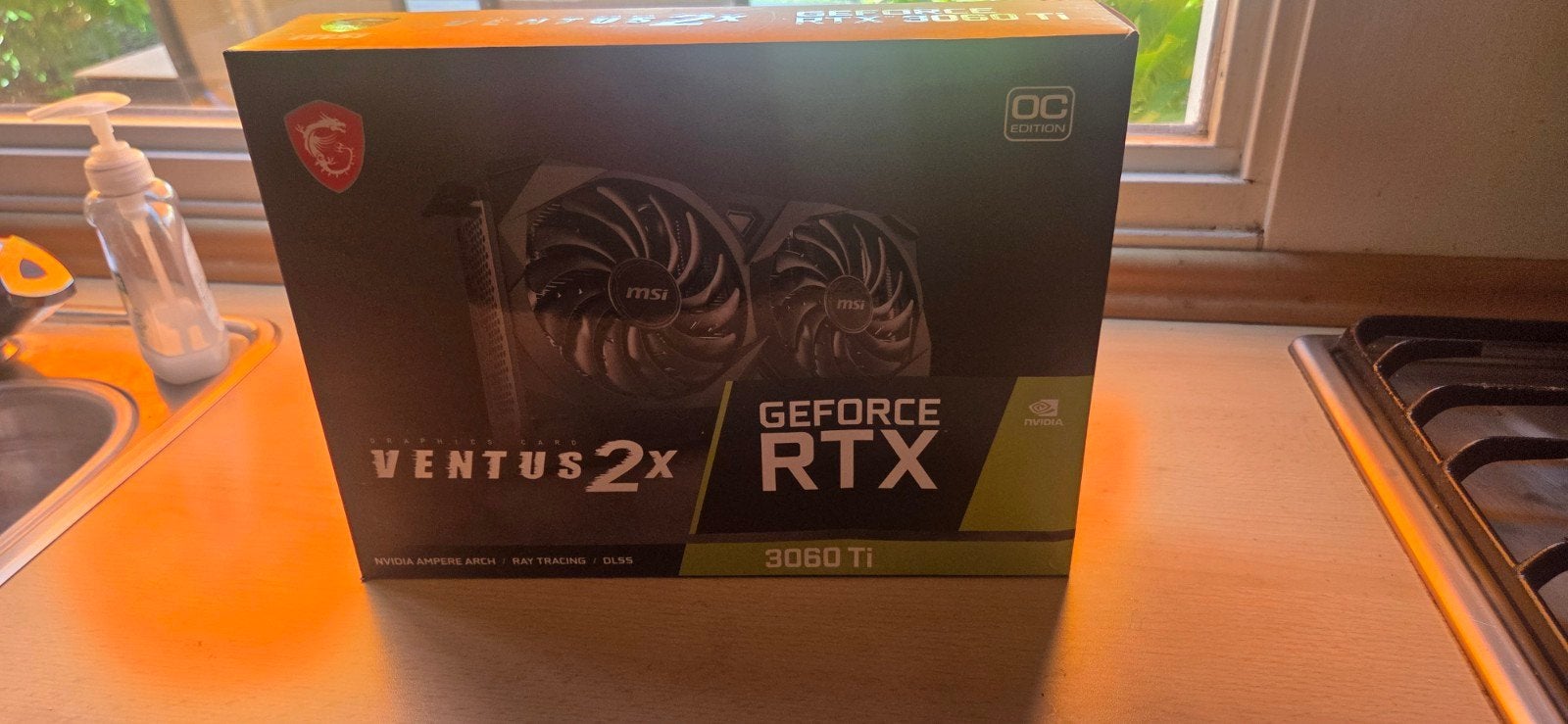 Rtx3060ti MSI GeForce RTX 3060 Ti Ventus 2X 8GBOC videokaart, Computers en Software, Videokaarten, GDDR6, PCI-Express 4, Ophalen of Verzenden