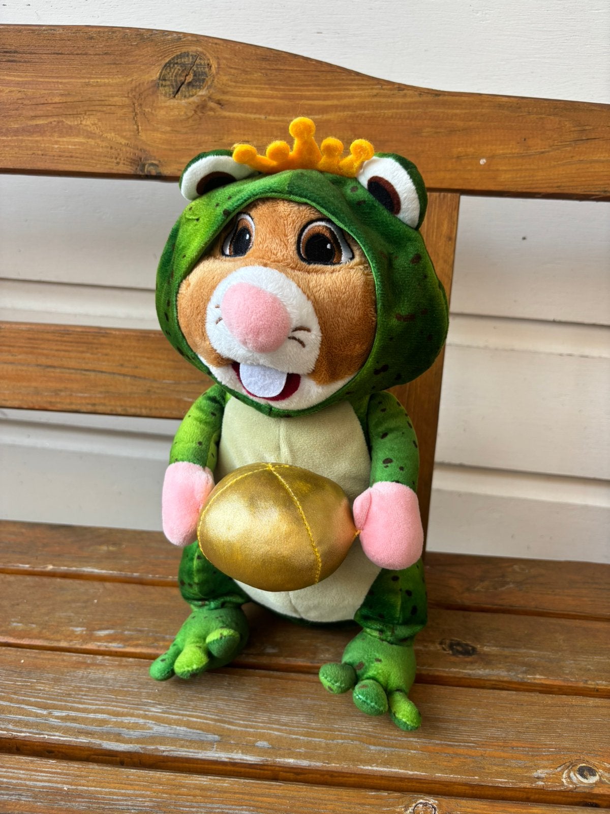 Efteling knuffel hamster ah Albert Heijn kikkerprins kikker, Ophalen of Verzenden, Zo goed als nieuw, Kikker