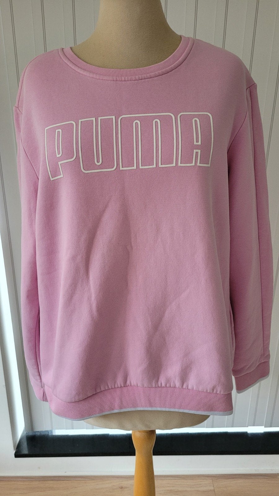 Puma dames sweatshirt lichtroze maat M/L, Puma, Ophalen of Verzenden