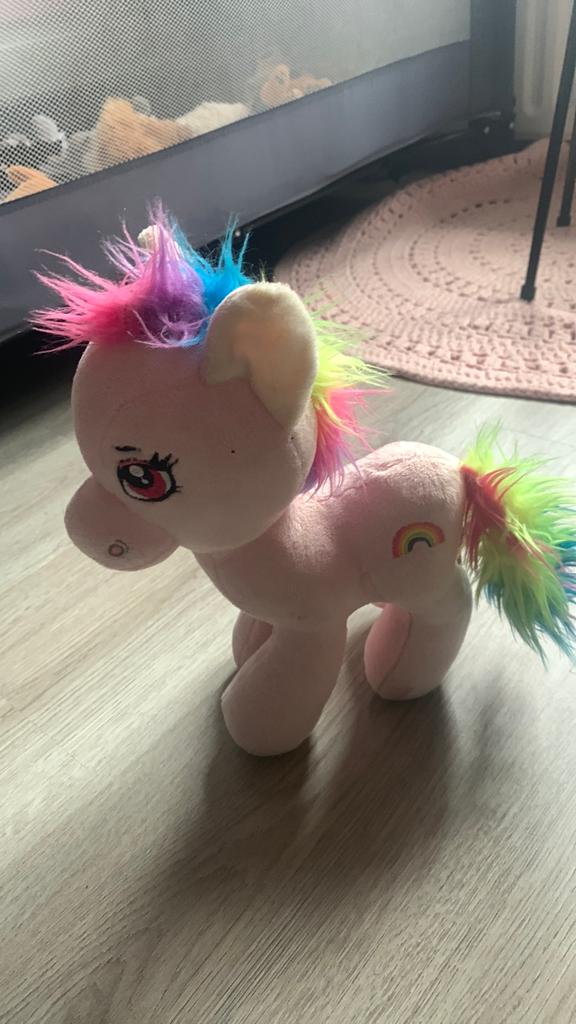 Mooie unicorn/eenhorn knuffel te koop, Ophalen of Verzenden, Zo goed als nieuw