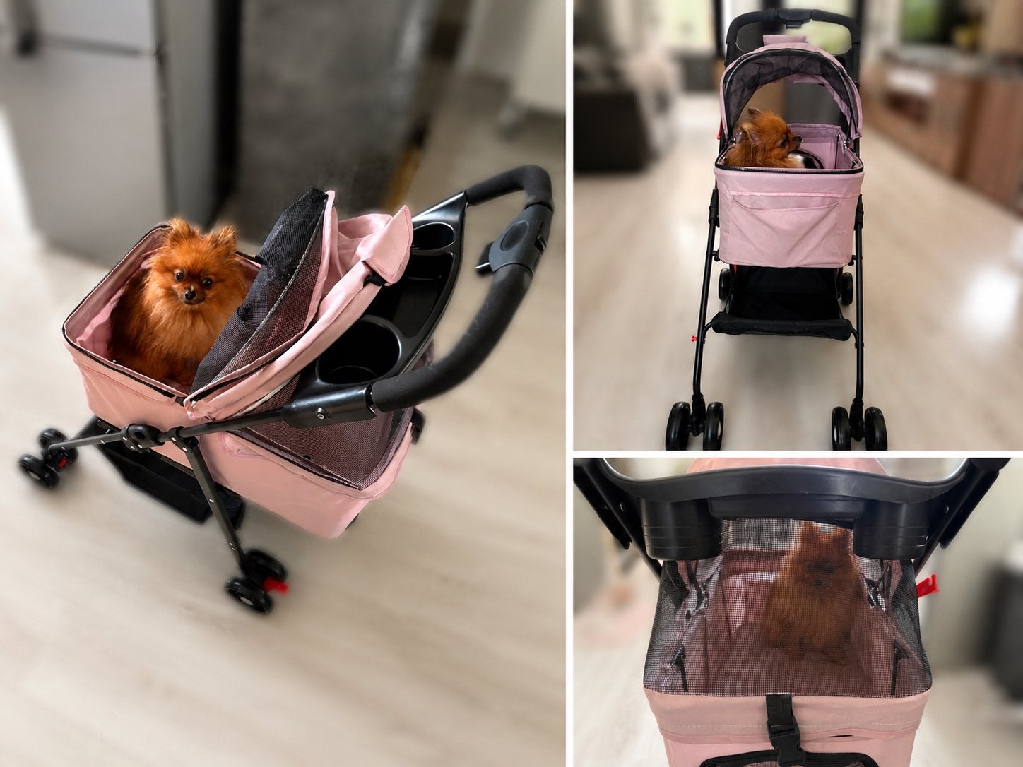 Luxe hondenbuggy / hondenwagen – Roze –  NIEUW in doos! 🩷, Ophalen of Verzenden, Nieuw
