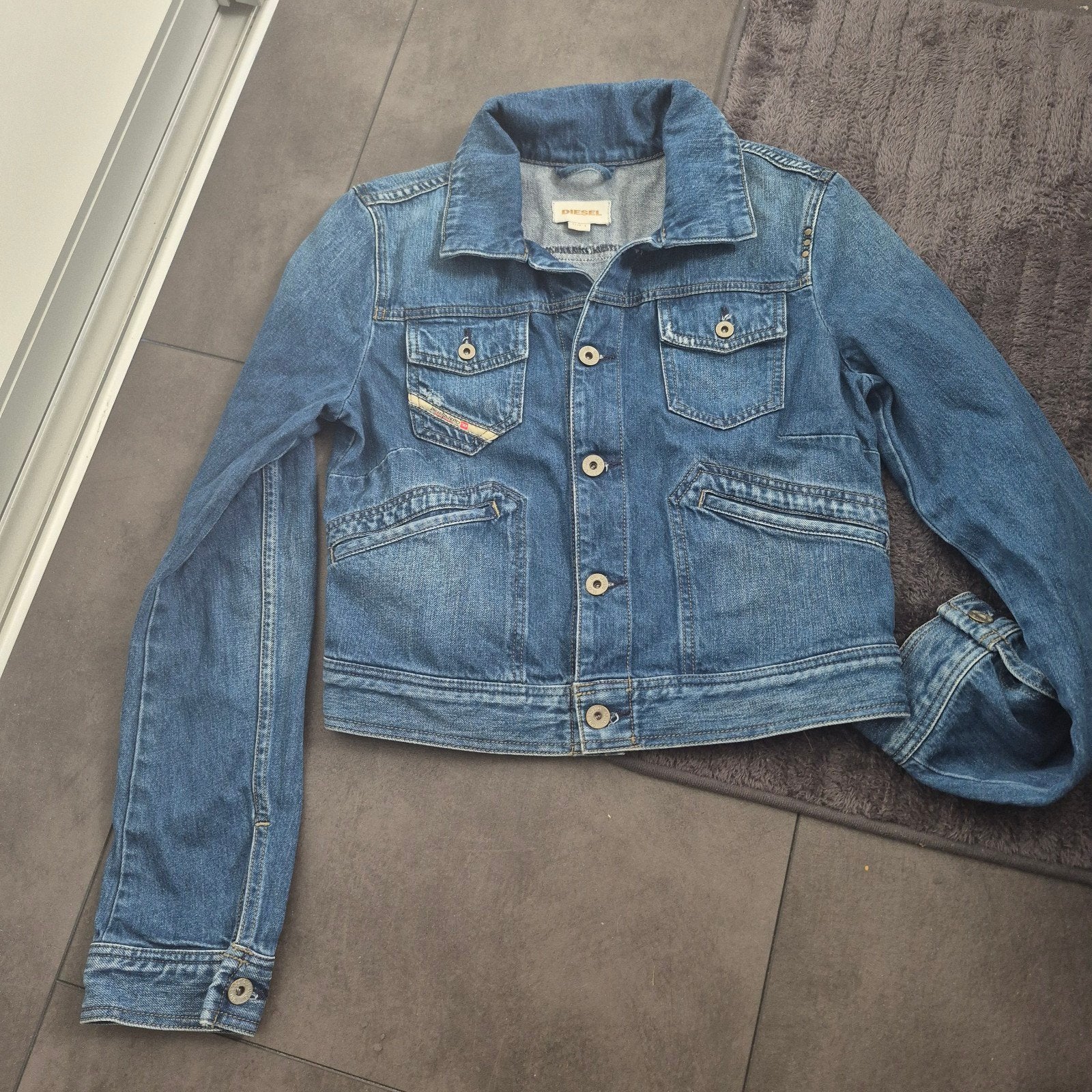 Diesel spijkerjasje - valt als M, Maat 38/40 (M), Blauw, Ophalen of Verzenden, Diesel